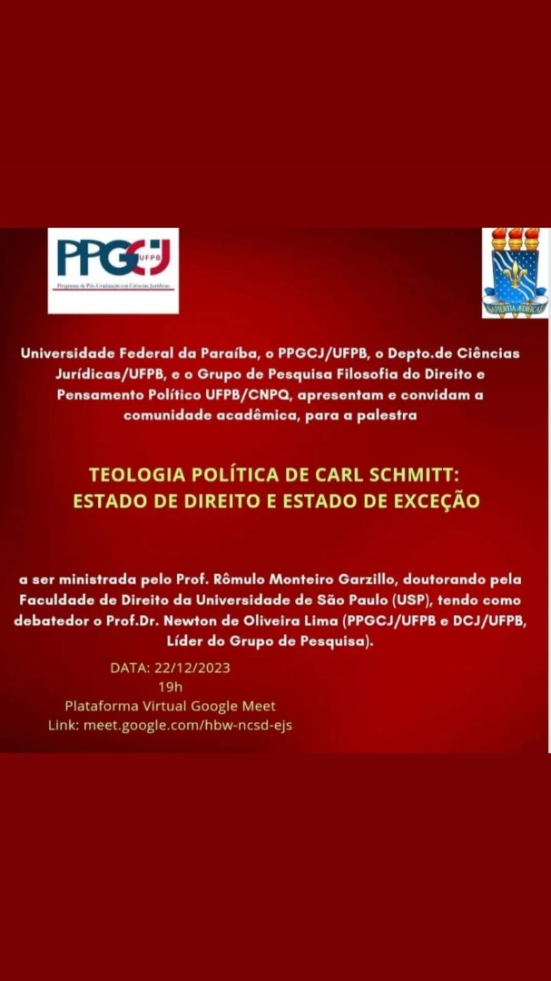 TEOLOGIA POLÍTICA DE CARL SCHMITT ESTADO DE DIREITO E ESTADO DE EXCEÇÃO.jpeg