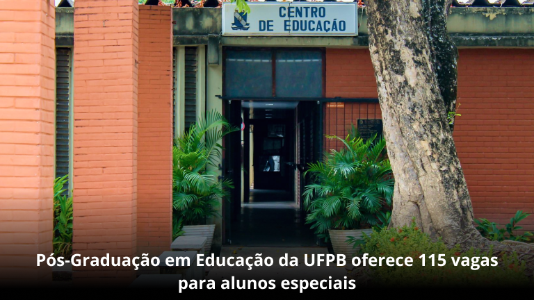 Inscrições serão realizadas pelo SIGAA no período de 11 a 15 deste mês
