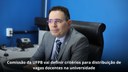 Comissão da UFPB vai definir critérios para distribuição de vagas docentes na universidade